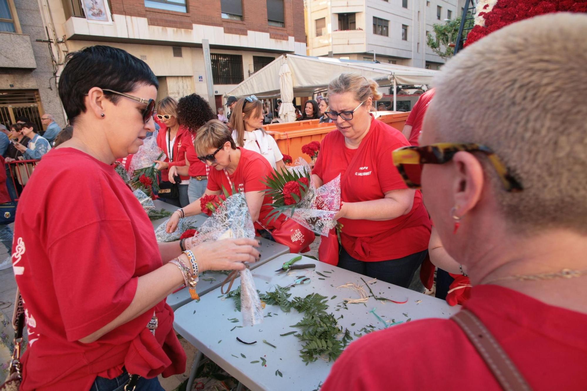 Galeria de fotos de l'ofrena de flors a Sant Pasqual en Vila-real
