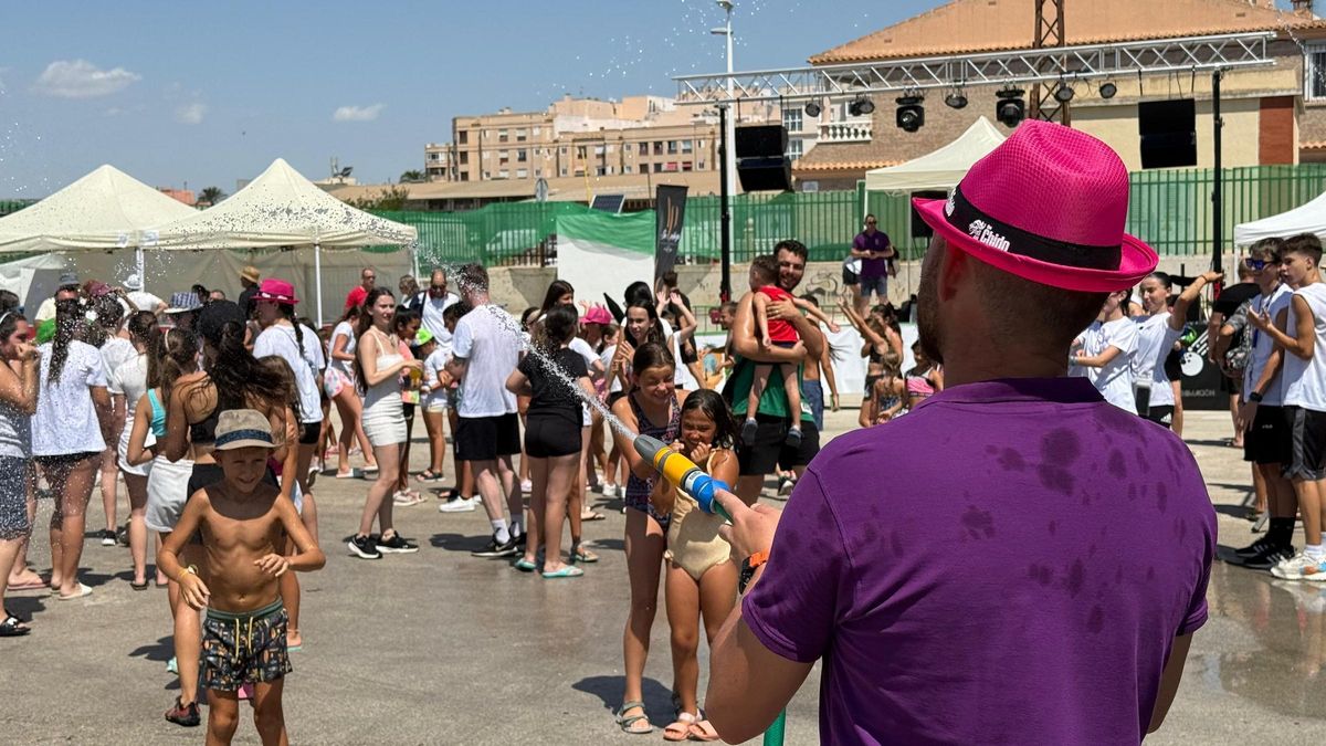 Un momento del arranque de la Cridà a la Festa este sábado en Torrellano