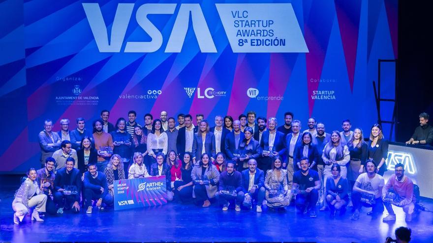 La VIII edición de los VLC Startup Awards premia el talento tecnológico e innovador local