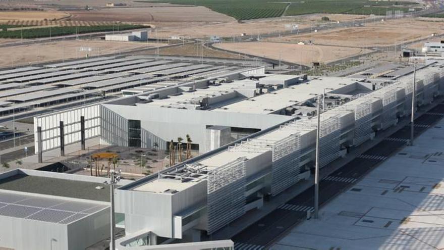 Vista aérea del aeropuerto de Corvera, que acaba de salir a licitación en el Boletín de las Comunidades Europeas.