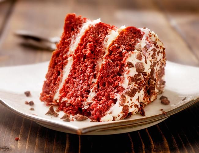 Postre tarta red velvet