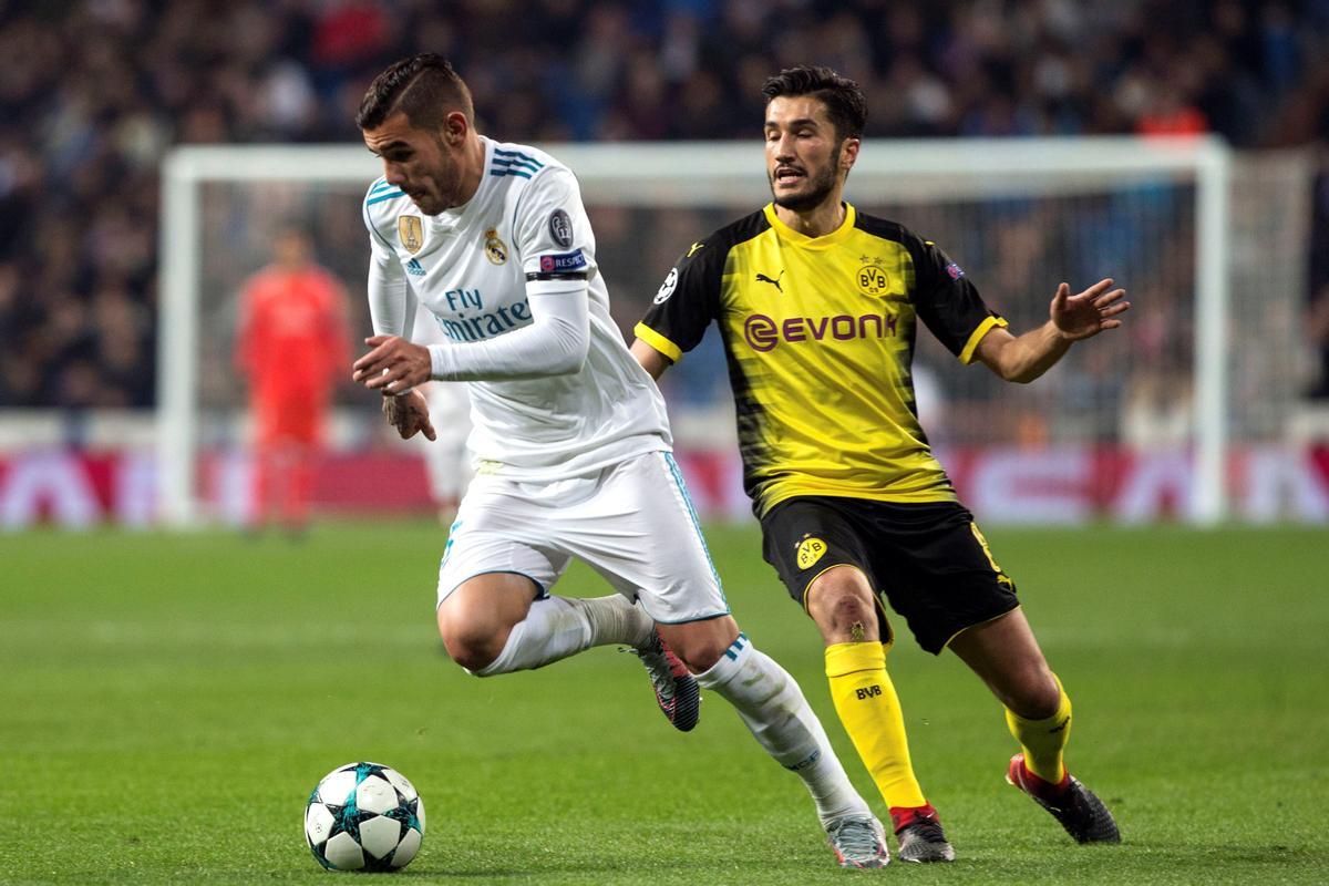 Nuri Sahin, cuando se enfrentó al Real Madrid con el Borussia Dortmund en 2017.