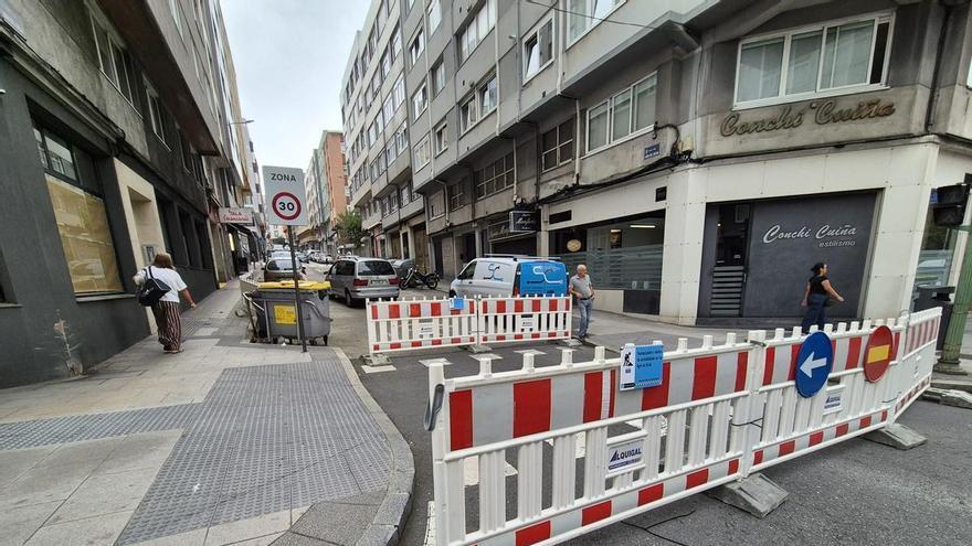 Arrancan las obras de humanización de la calle Agra do Orzán en A Coruña