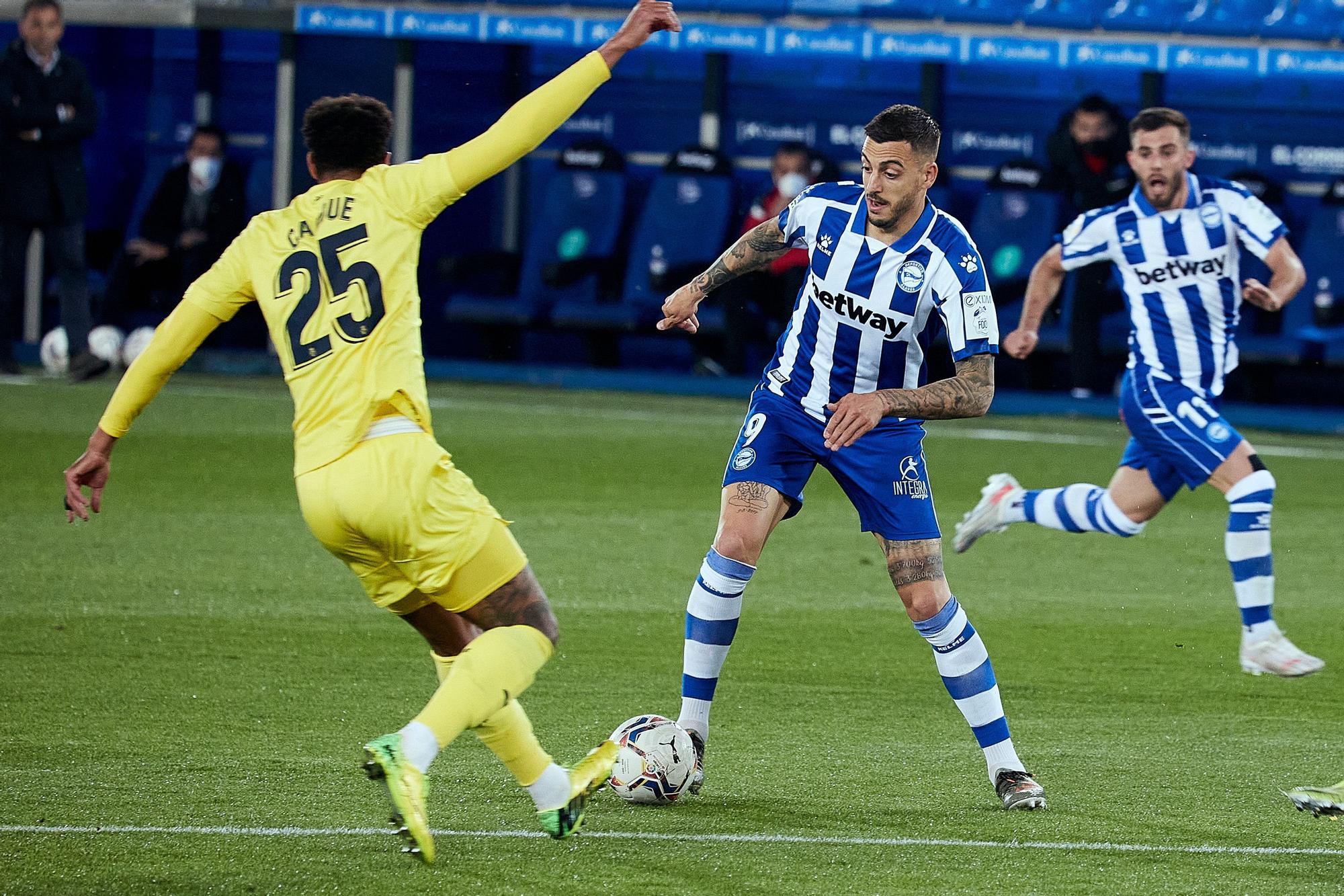 El Alavés-Villarreal, en imágenes