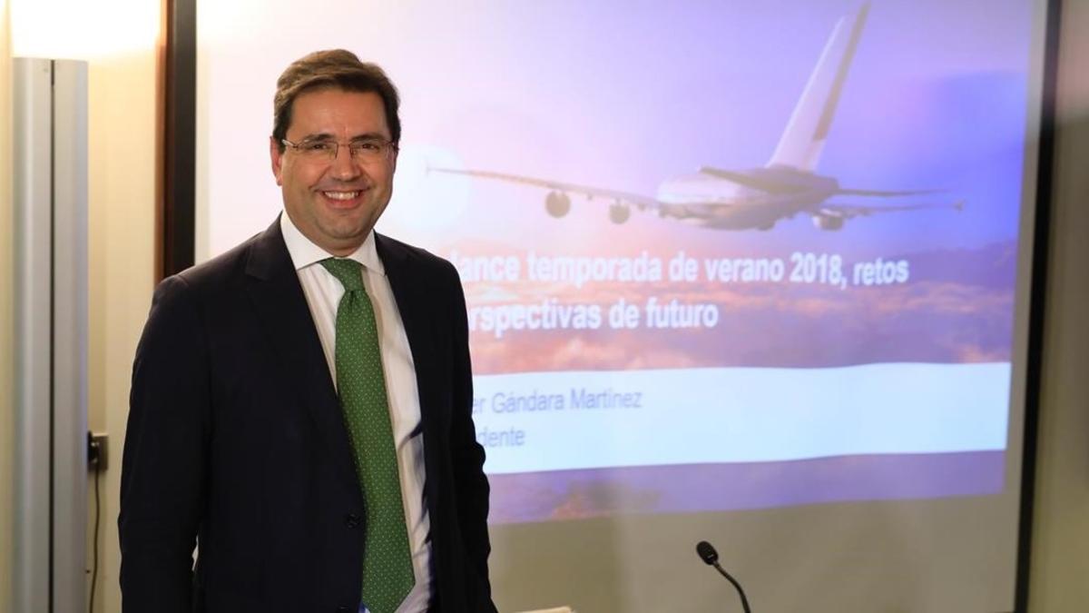 El presidente de la Asociación de Líneas Aéreas (ALA), Javier Gándara.