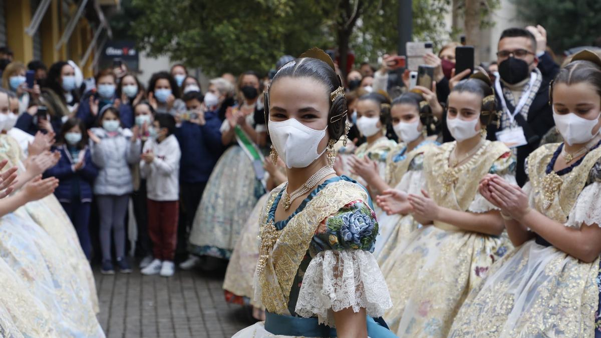 Color del espolín de la fallera mayor infantil de València