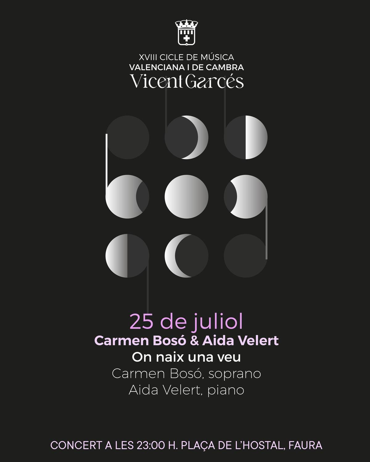Cartel del último concierto del "Vicent Garcés"