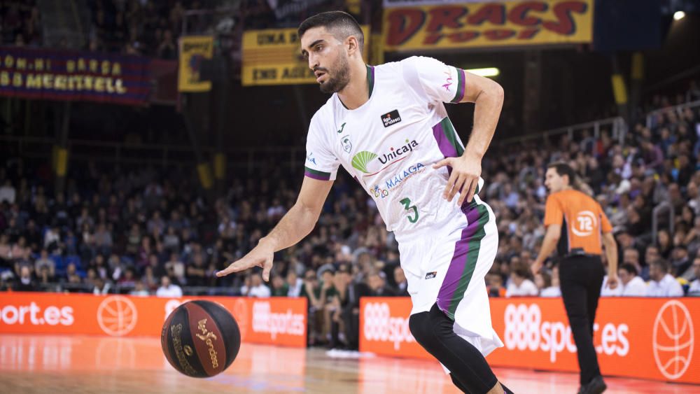 Partido del Barcelona y el Unicaja en el Palau.