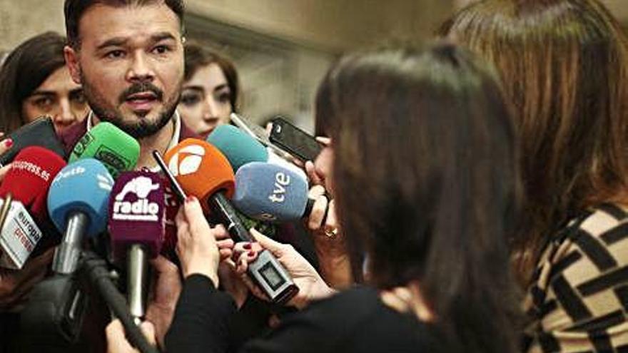 El líder d&#039;ERC al Congrés, Gabriel Rufián