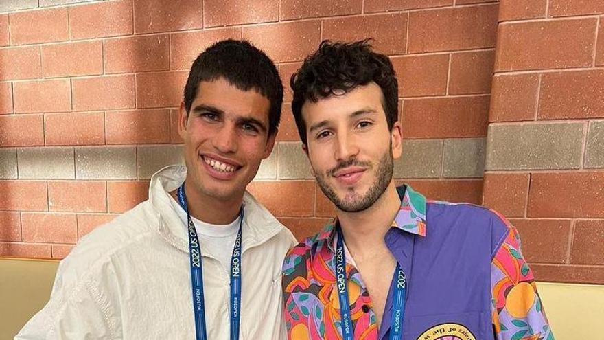 Carlos Alcaraz accede a cantar una canción junto a Sebastián Yatra en el concierto previo al US Open