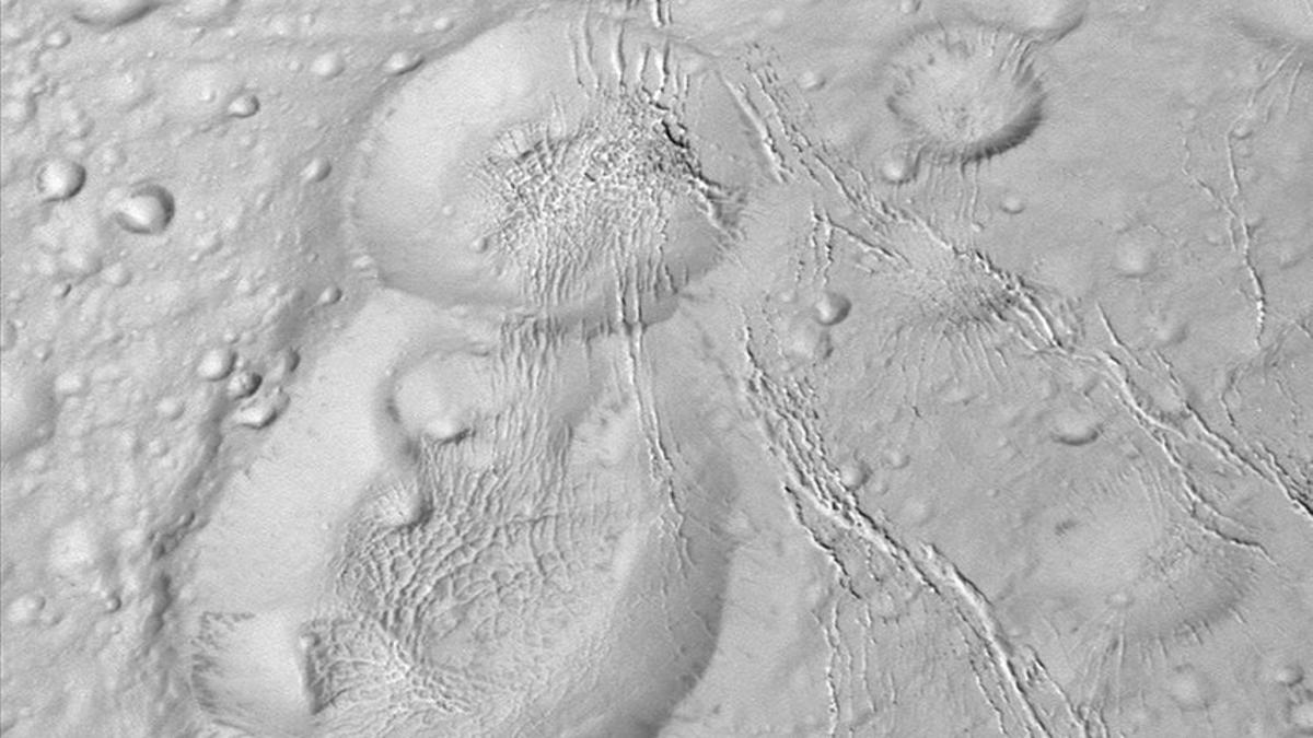 Imagen de Encelado tomada por la sonda Cassini.
