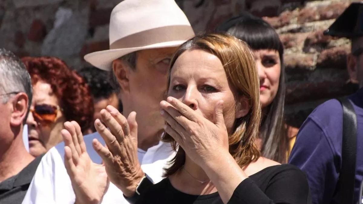 Emilia Chavero en una de las concentraciones para pedir justicia