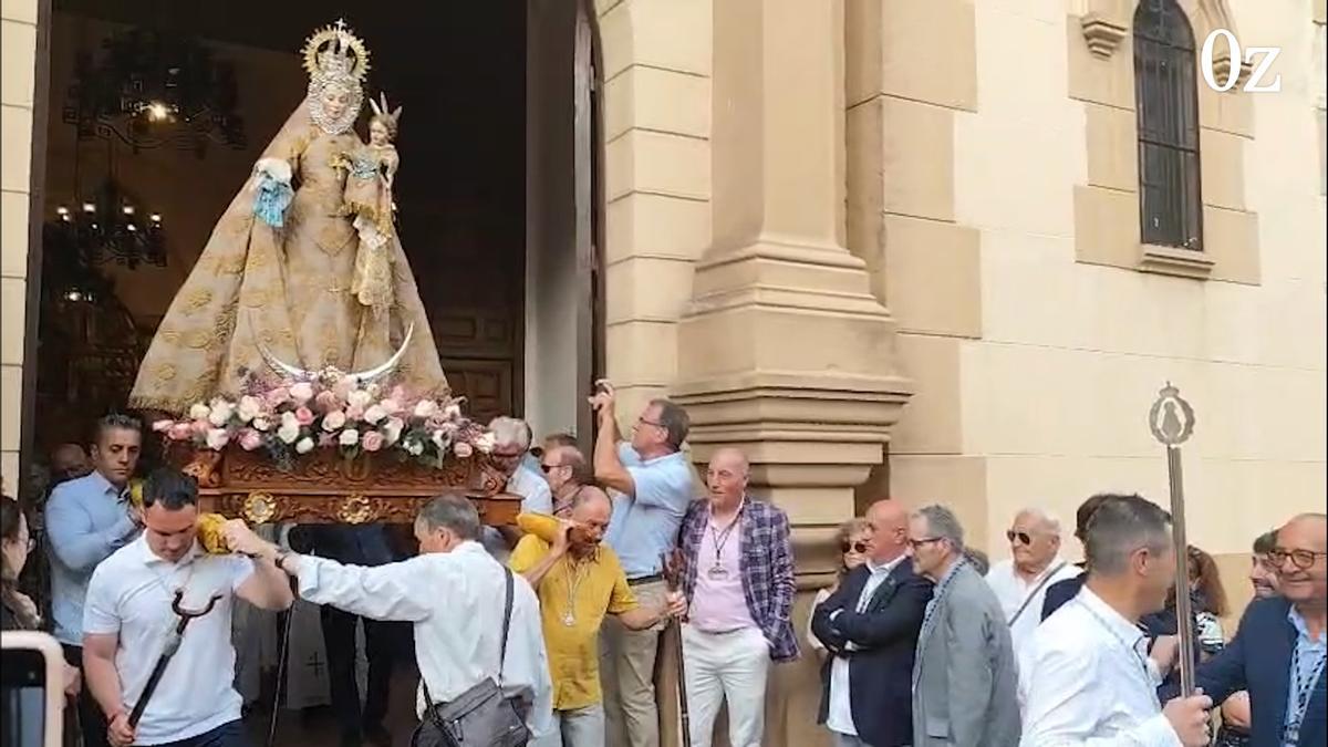 VÍDEO | La Virgen del Yermo viste un traje histórico en su procesión