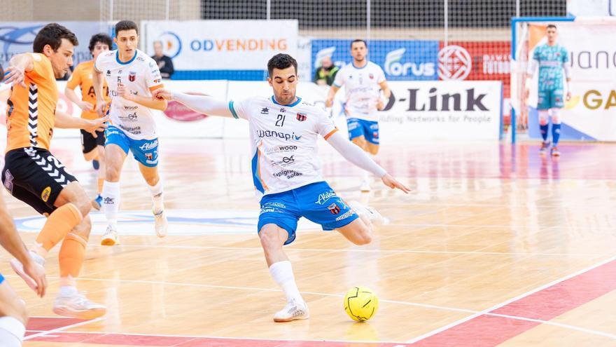 Nacho Gómez, durante un encuentro con el Zaragoza del pasado curso.