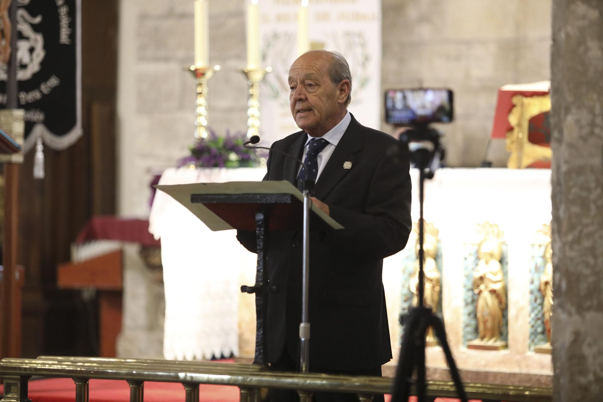 EN IMÁGENES: El pregón en San Nicolás de Bari abre la Semana Santa de Avilés