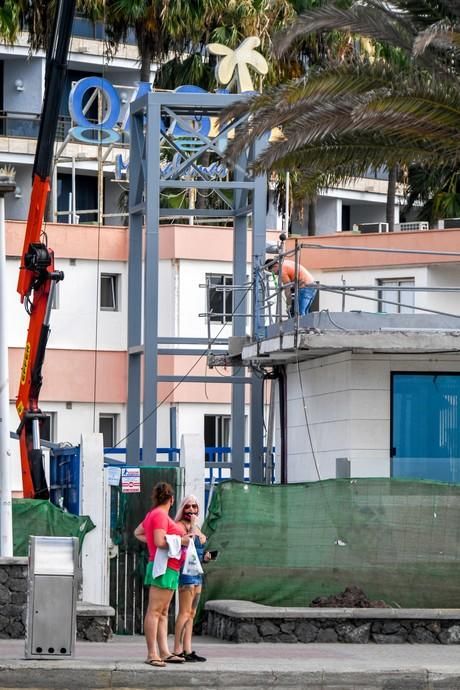 OBRAS ILEGALES CERCA DE LA CHARCA DE MASPALOMAS