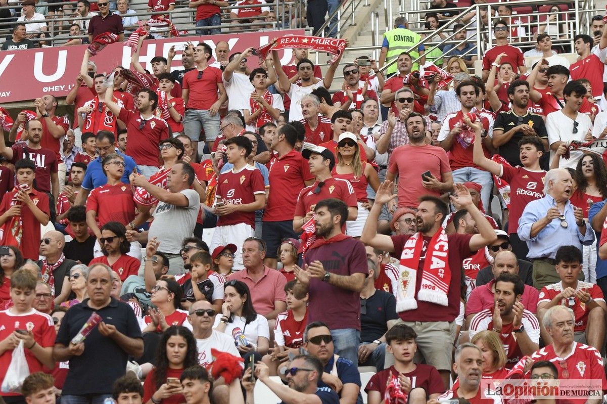 Así fue el encuentro del play off del Real Murcia y el Nástic en la lucha por el ascenso