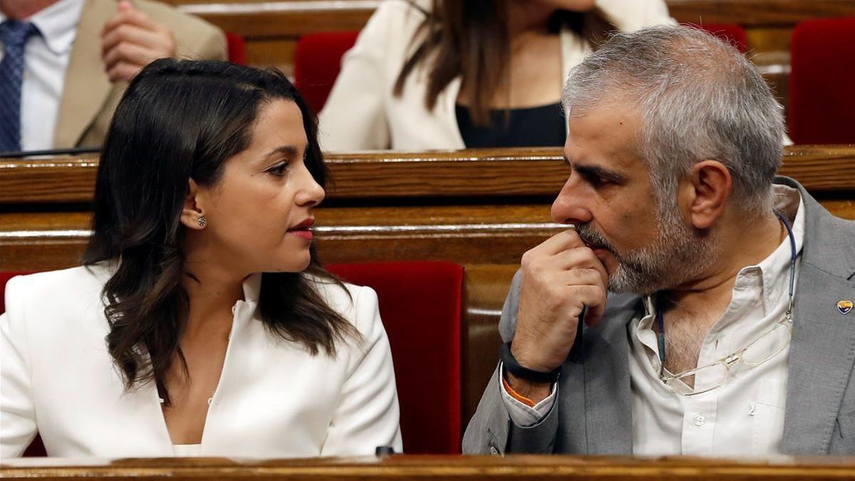 Inés Arrimadas y Carlos Carrizosa