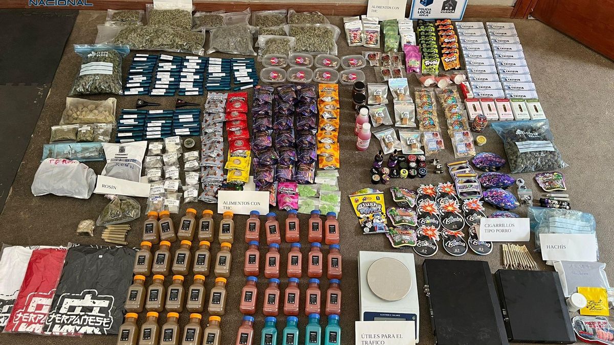 Desarticulan una organización cannábica en el sur de Tenerife