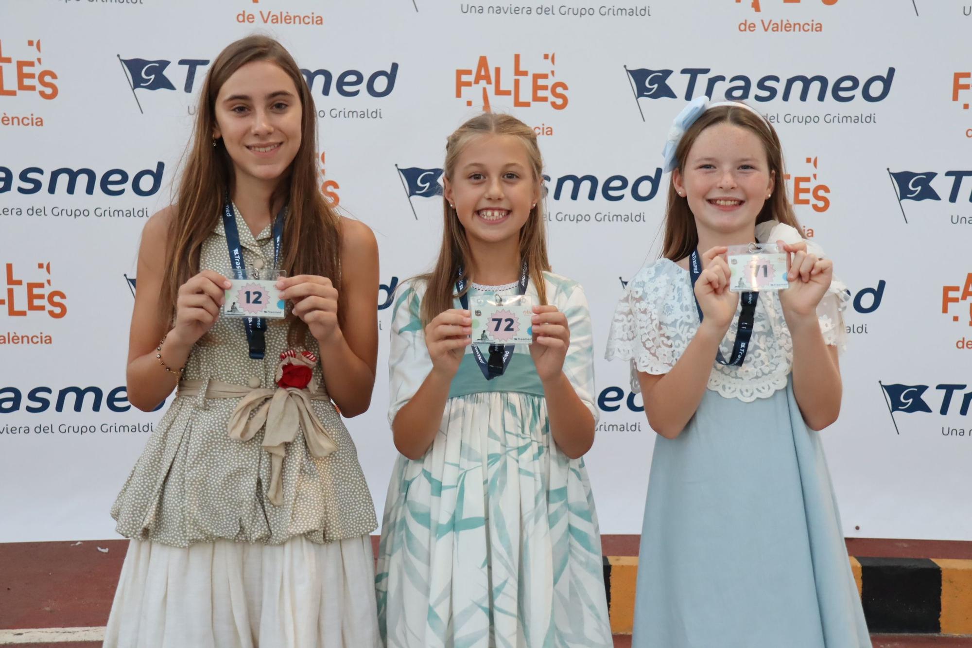 Los "números de la suerte" de las candidatas a Fallera Mayor Infantil de València 2025