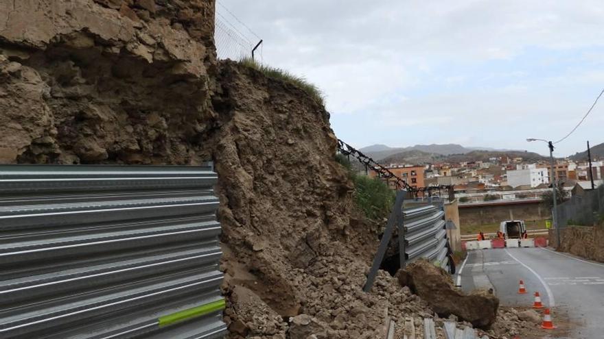 IU ya advirtió del mal estado de la muralla caída