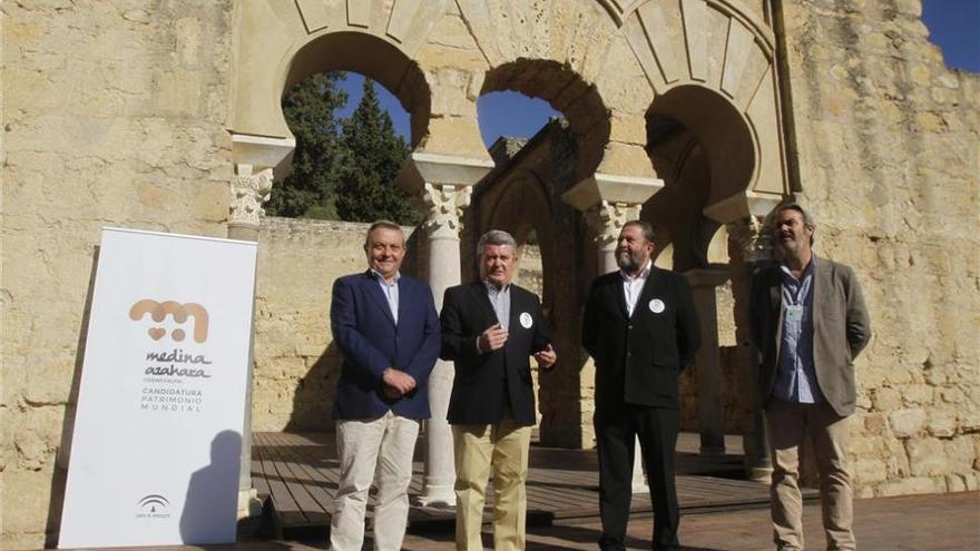 Parlamentarios del PSOE celebran el apoyo de Andalucía a Medina Azahara