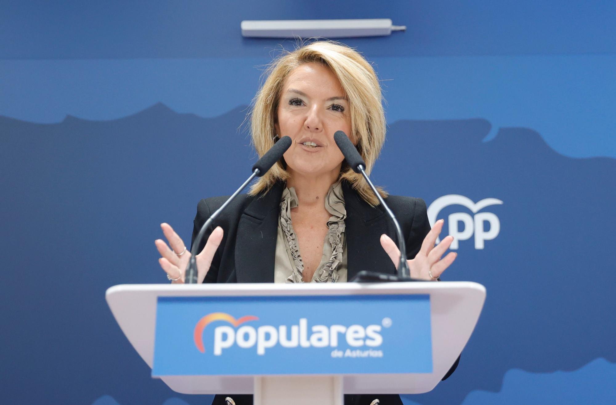 Teresa Mallada hace efectiva su dimisión como presidenta del PP asturiano