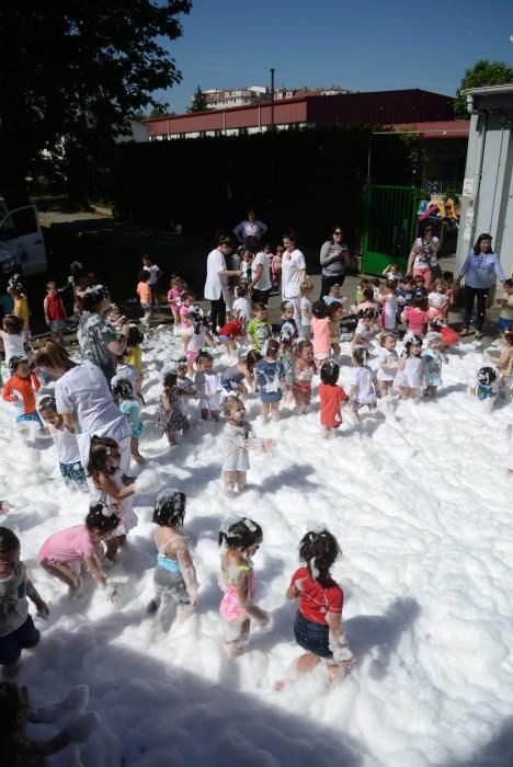 Nieve a las puertas del verano en la guardería