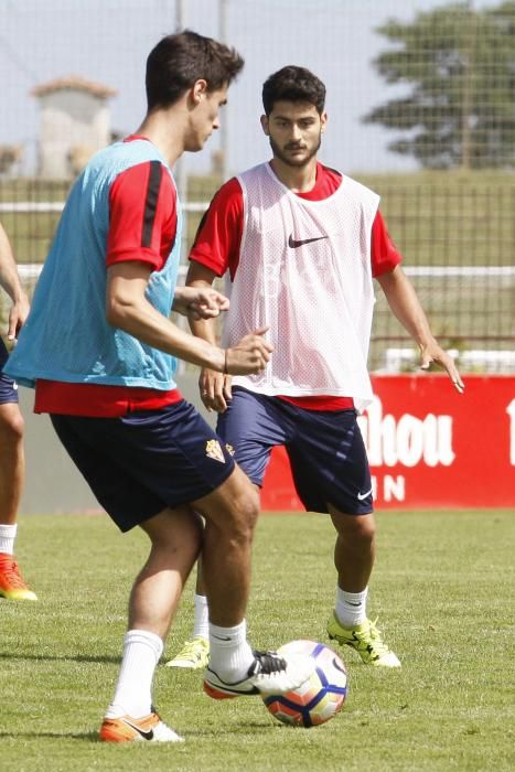 Entrenamiento del Sporting