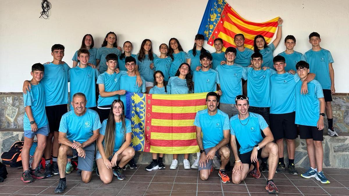 La Selecció Valenciana con los setabenses Arnau Benito y Martín Aragón, en el CESA 2026.