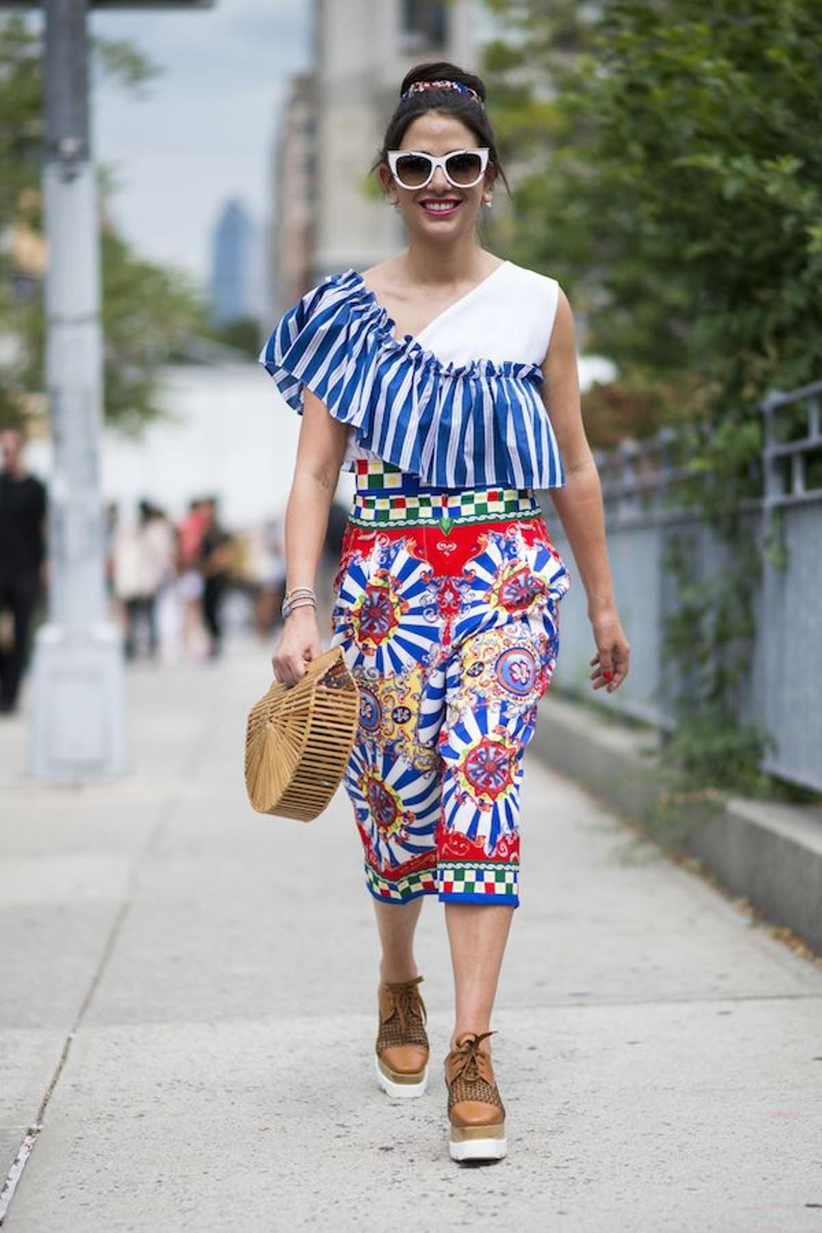 Asimetrías: look de 'streetstyle' en New York