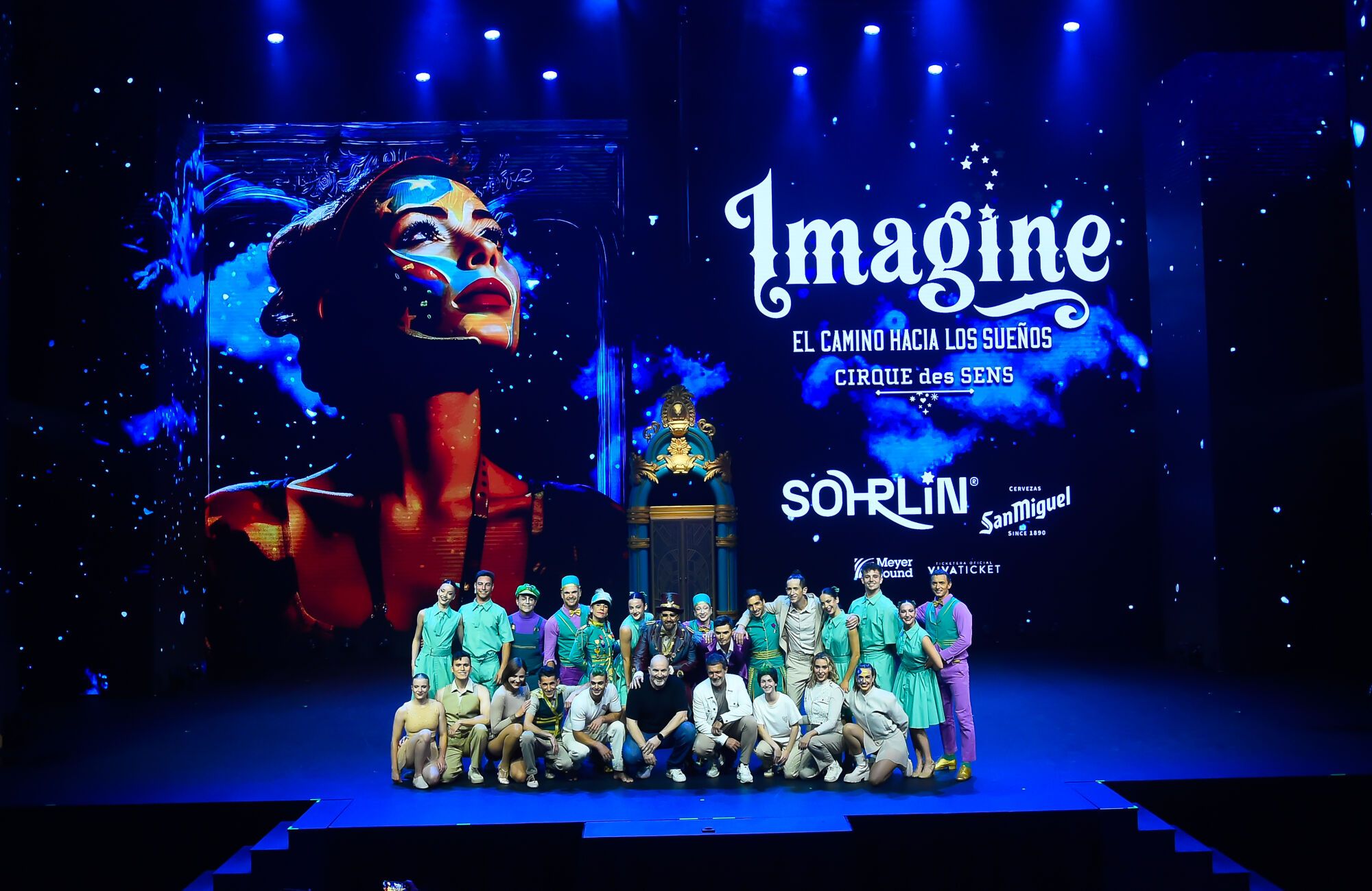 Pase a los medios de presentación del espectáculo de circo 'Imagine'