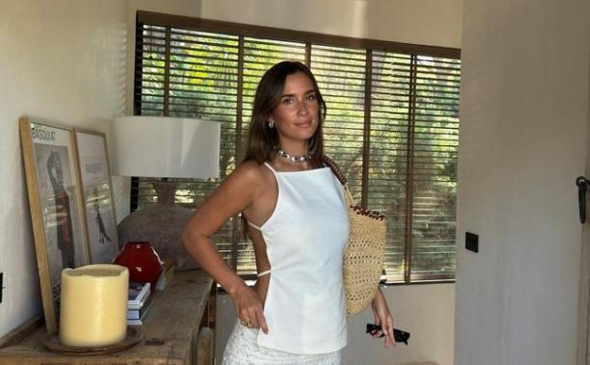 María Pombo en el Pantano de San Juan