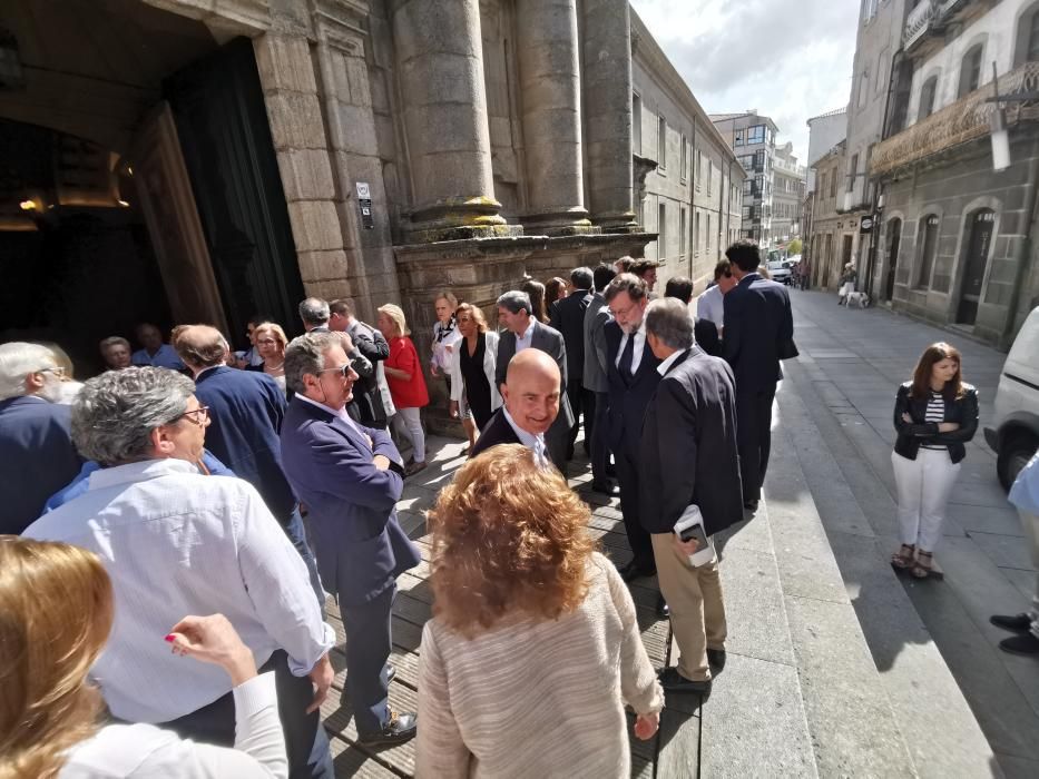 Rajoy acude al funeral en Pontevedra de Consolación Mon