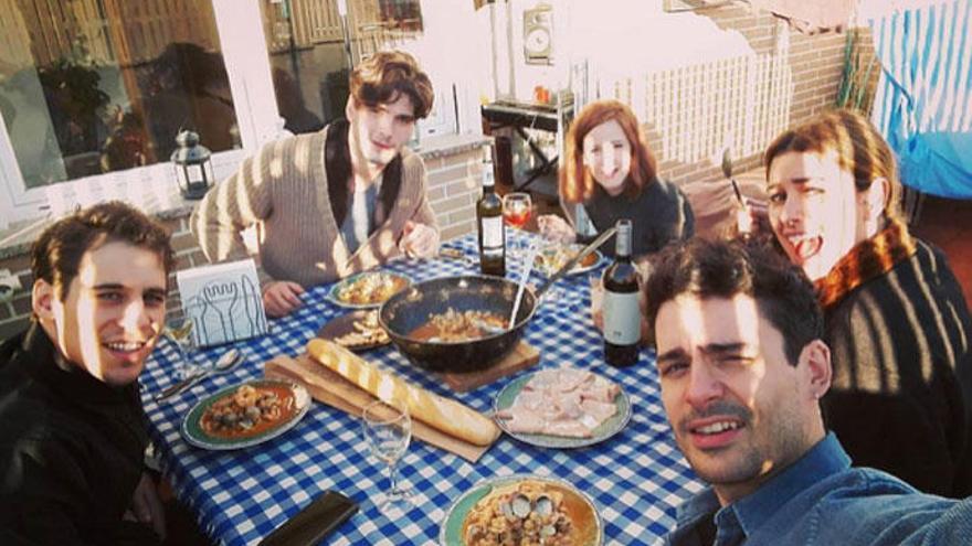 Disfrutaron de una comida casera de la mano de Yon González.