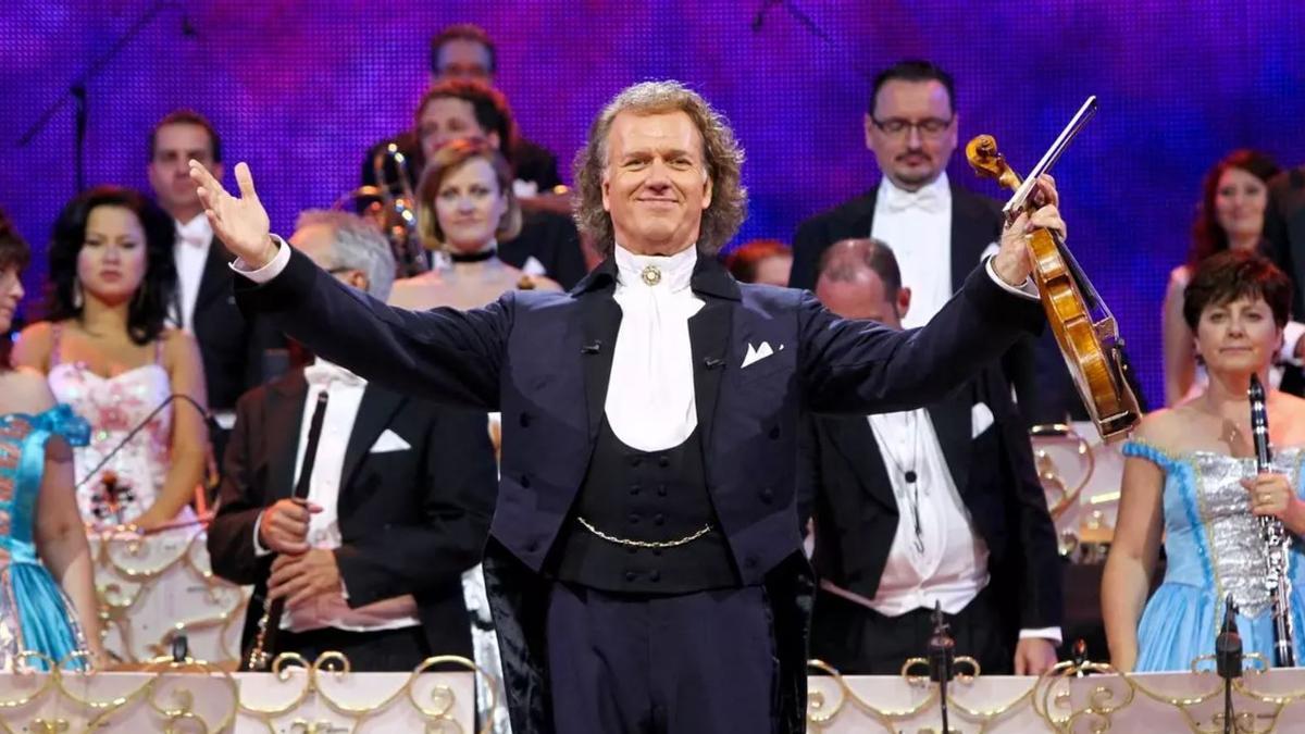 André Rieu, durante un concierto en una imagen de archivo