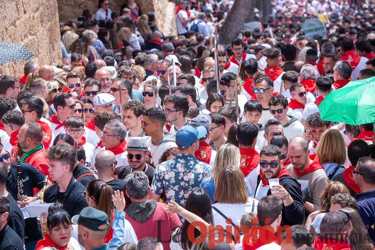 Moros y Cristianos en la mañana del día dos en Caravaca