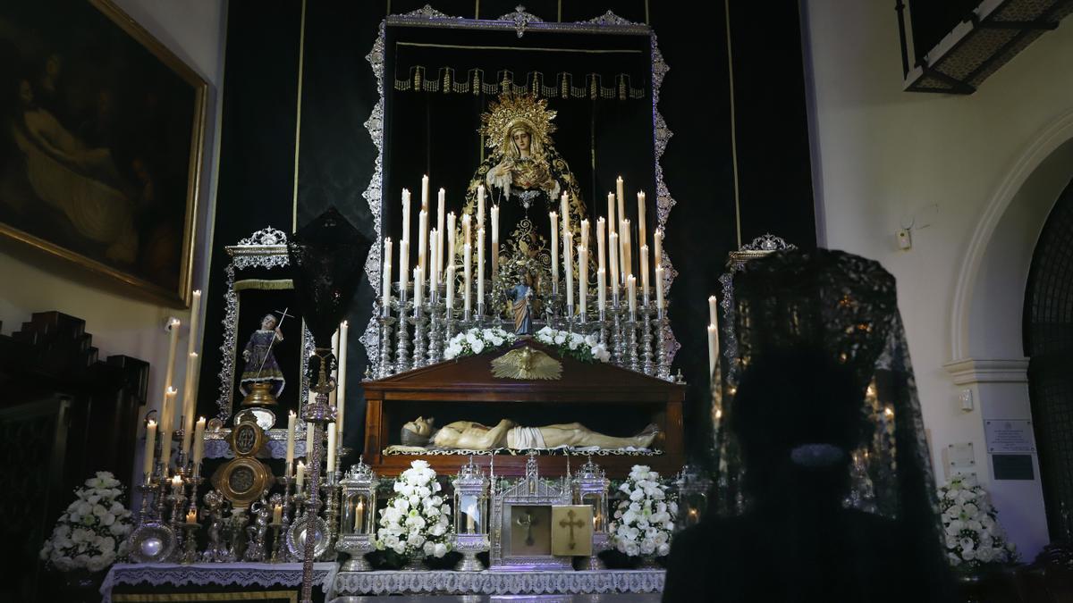 Exposición de los titulares del Sepulcro en la iglesia del Cister