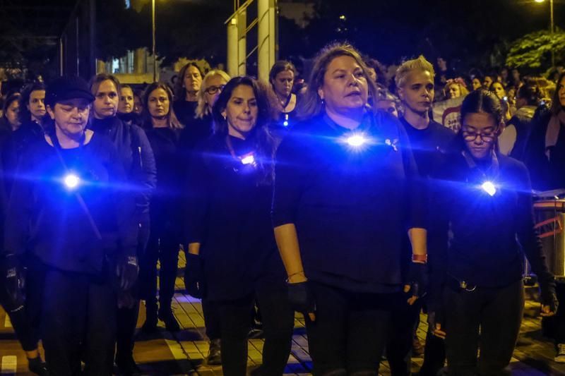 Manifestación contra la violencia machista