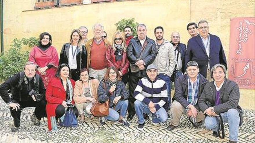 Un grupo de periodistas descubre los recursos enoturísticos de montilla