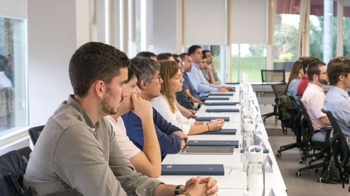 Alumnos de Cámara Valencia, en una clase.