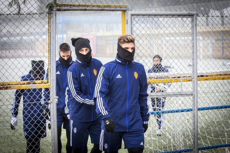 Entrenamiento del 13 de enero del Real Zaragoza