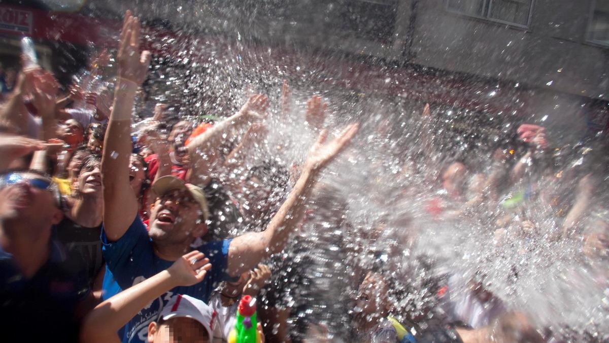 Fiesta del Agua en Vilagarcía de Arousa (Pontevedra)