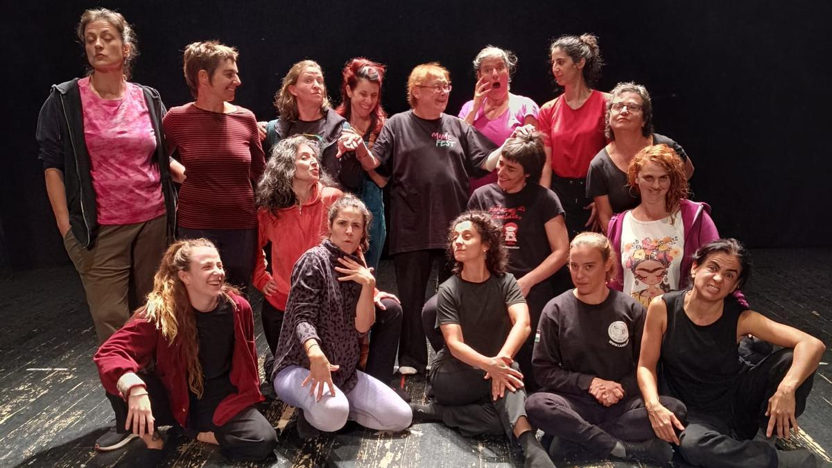 Uno de los talleres de Payasas Ácidas 2024