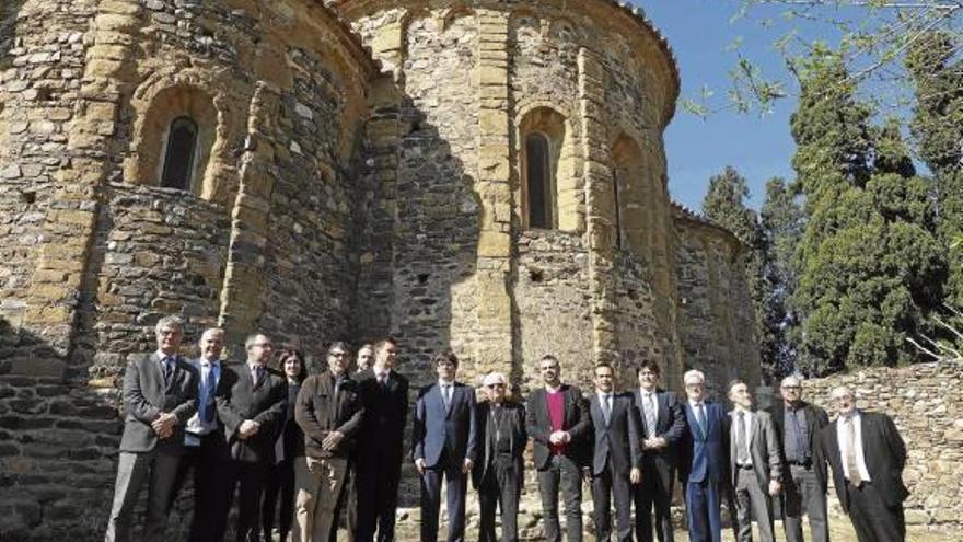 Inauguració de la restauració del monestir de Sant Miquel, el febrer de l&#039;any passat.