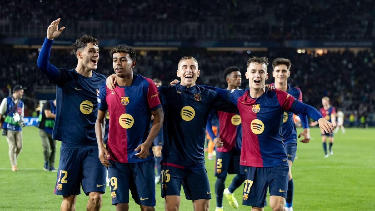 Fort, Lamine, Fermín y Casadó son el presente y el futuro del Barça