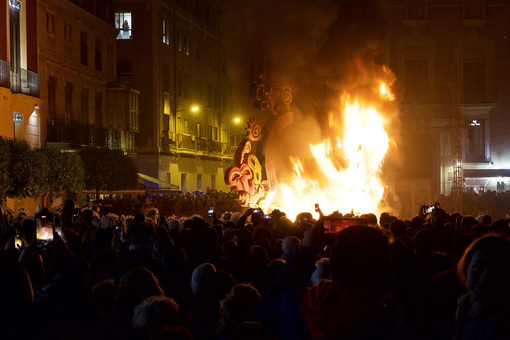 Así ha sido la 'Cremà' murciana del Romea