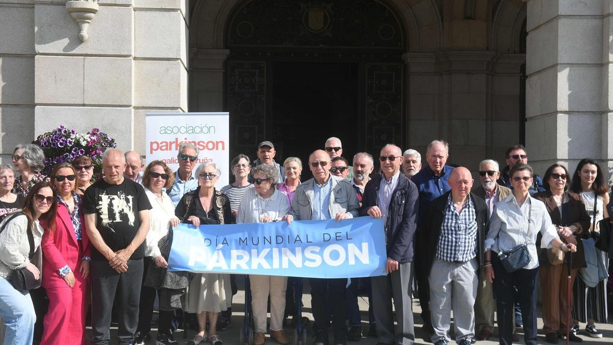 Acto por el Día Mundial del Párkinson, el pasado abril