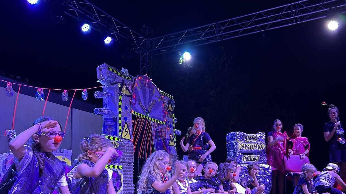 Una actividad anterior de la Escuela de Teatro Infantil.