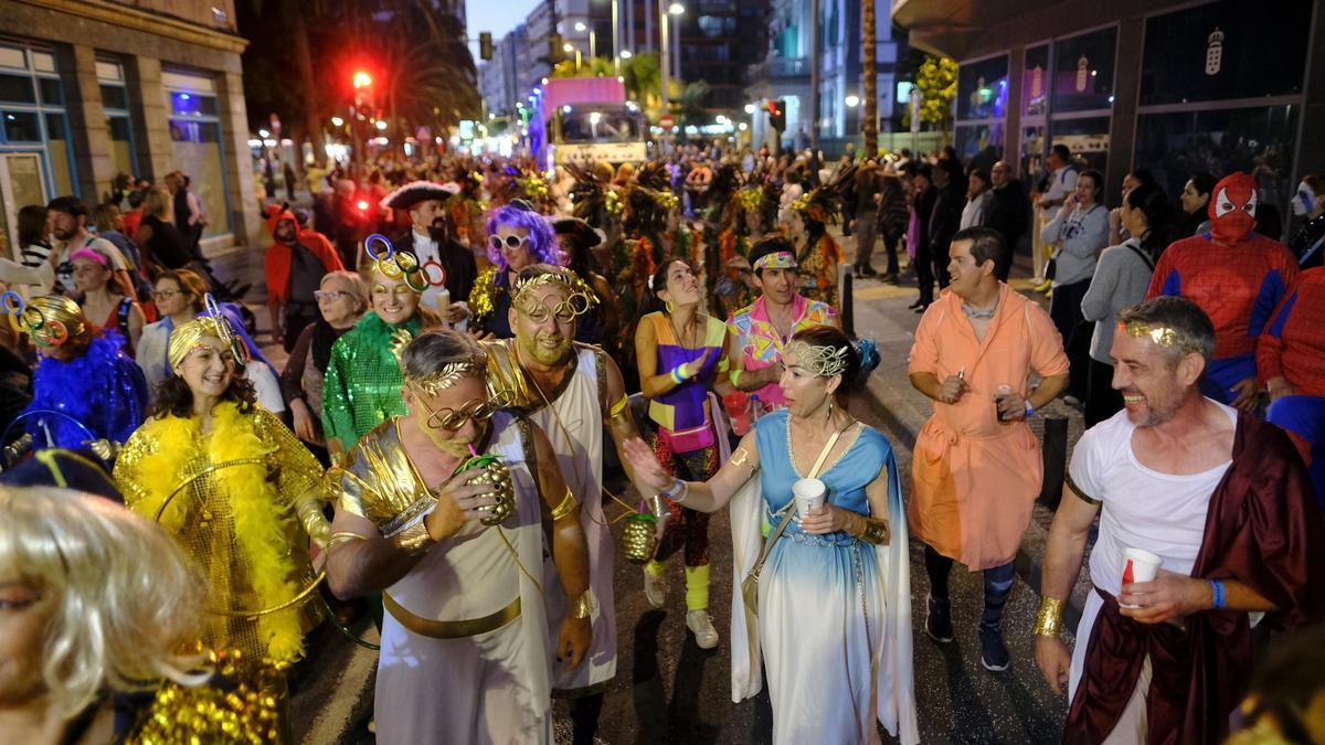 Cabalgata de los carnavales 2025 de 'Los Juegos Olímpicos'.